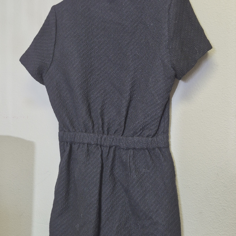 Maje Black Textured Mini Dress - Picture 5 of 6